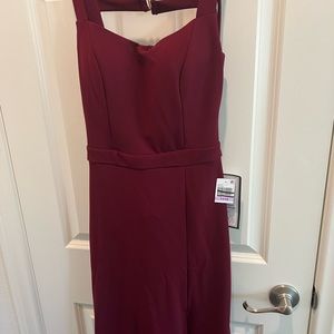 Burgandy formal dress